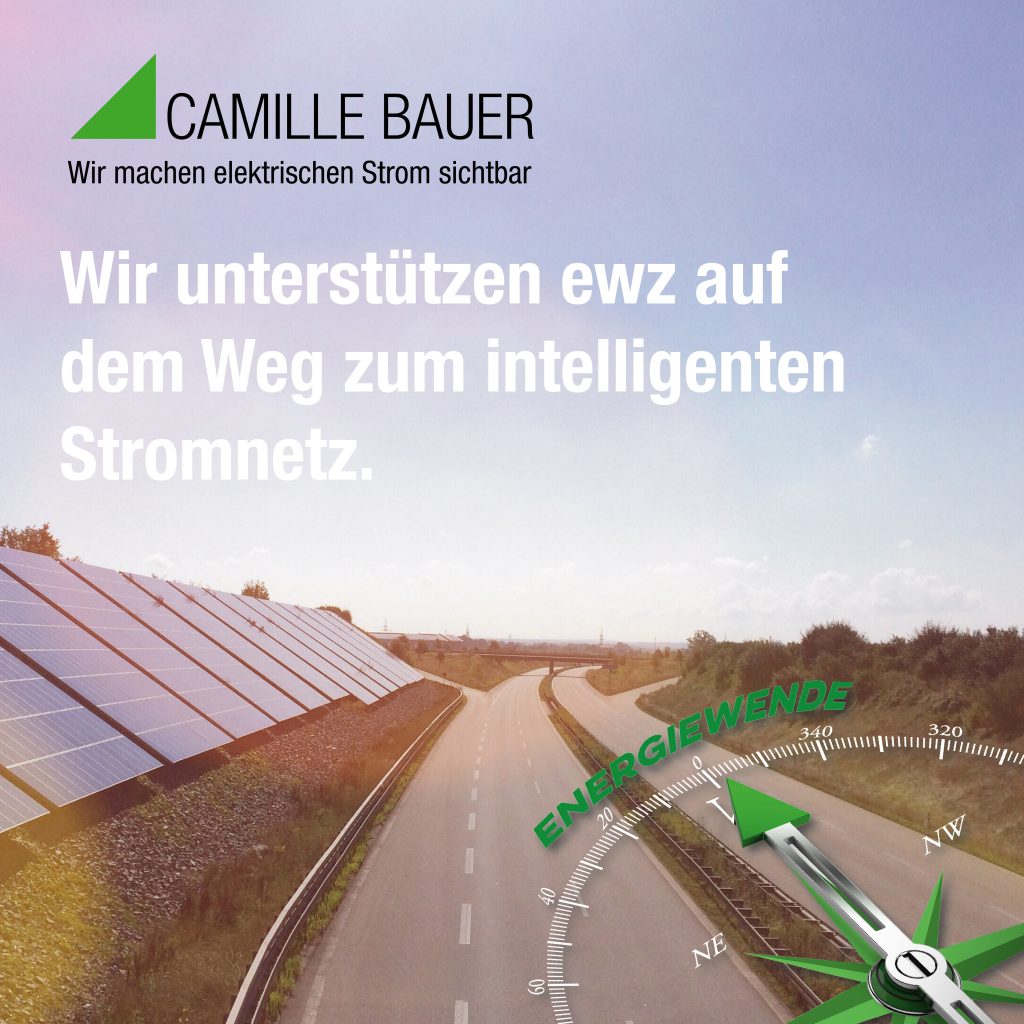 Wir, die Camille Bauer, unterstützen ewz auf dem Weg zu einem intelligenten Stromnetz
